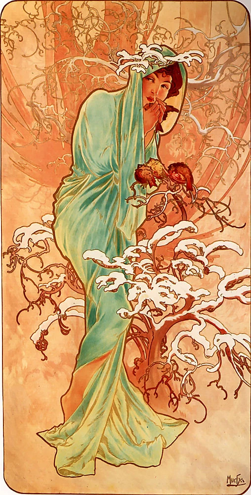 Alfons Mucha - 118, Le stagioni. L'inverno